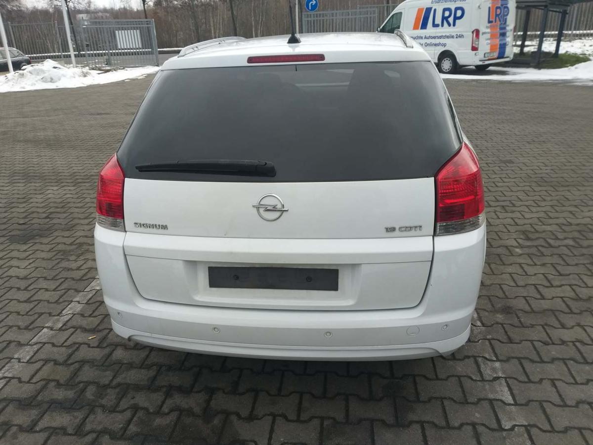 Opel Signum original Heckklappe mit Heckscheibe Z474 Casablancaweiss Bj.2006